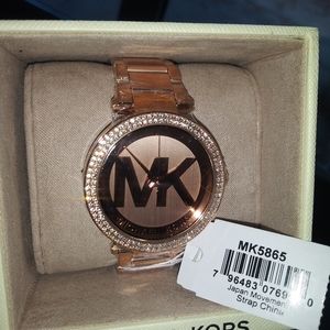 Michael Kors rose gold tone watch